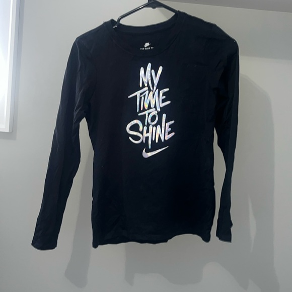 Girls L - Nike Kids My Time To Shine Long Sleeve - Picture 1 of 4